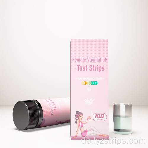 Vaginale Gesundheit pH-Teststreifen Feminine Vaginal PH